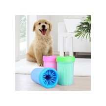 Silikon Jel Fırçalı Kedi Köpek Pati Ayak Yıkama Temizleme Kovası Küçük 5671
