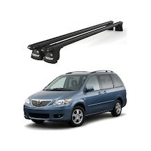 Trio-ı Mazda Mpv 2000-2004 Uyumlu Siyah Kilitli Ara Atkı 135cm Port Bagaj Tavan Barı