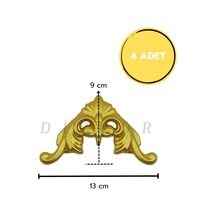 Diecor Dekoratif Polimer Mobilya, Duvar Ve Tavan Motifi Gold 13 X 6 Model:xa59
