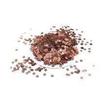 Kızıl Bakır Papatya Desenli 6 Mm Pul Payet 35 Gr Tülbent, Oya, Havlu Malzemesi