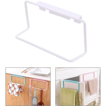 Beyaz Plastik Mutfak Banyo İçin Asılı Havlu Eşya Askılığı Al4934