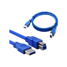 3 Metre Usb 3.0 Yazıcı Kablosu 3 Metre Usb 3.0 Printer Kablosu Am Bm Kablo