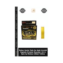 Delux Serisi Tatlı Su Hobi Avcılık Captain Dremie Rounder 12+1 Spin İp Misina 150mt Yellow 0.18 mm