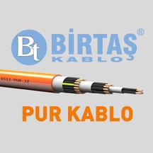 Birtaş Ef6512-pur-10x1 ,kesit 1mm 10-damar/çok Telli Ağırşart Hareketli Pur Kablo