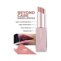 Beyond Care Sheer Lipstick 905 - Sparkling Copper - Yoğun Nemlendirici Besleyici Etki - Parlak Ruj Çok Renkli