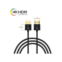 1.8M 4K 3D Ultra Slim Hdmi Kablo Ethernet Ses Destekli Hdmi Kablo