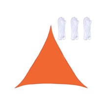 Sones Üçgen Açık Bahçe Güneşlik Yelken Su Geçirmez Anti-uv Gölgelik Turuncu 2.4m X 2.4m X 2.4m Turuncu