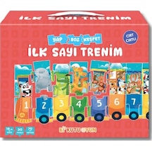 İlk Sayı Trenim - Cırt Cırtlı Yapboz ve Kitap Seti - 7 Kitap Takım - Halil İbrahim Öztürk - Bi Kutu Oyun Yayınevi