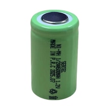1.2v 500 Mah - 1/2aa - Ni-mh Şarjlı Pil - Başsız / Flat Head