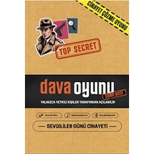 Dava Oyunu - Sevgililer Günü Cinayeti