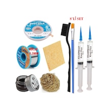 Mechanic Lehim Teli 0,3mm 40gr Havya Uc Temizleyici Rslasm Flux Ve Cp-2515 Lehim Emme Teli Seti2 St02