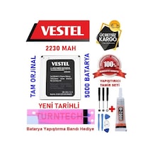 Vestel Uyumlu Venüs 5000 Pil Batarya 2230 Mah Yenitarih Ebatında