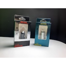 Araç Hızlı Şarj Aleti Oto Çakmaklık Araba 2.4A Usb Çift Girişli Siyah