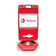Total   Reklam ve Yönlendirme Uyari Dubasi A Tabela Kırmızı
