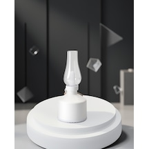 Retro Gaz Lambası Tasarımı Led Atmosfer Işıklı Nemlendirici