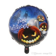 Happy Halloween Balkabağı Folyo Balon 18 İnç 5691 256