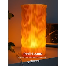 Pori-lamp V1 Dalga Formlu Modern Dekoratif Masa Lambası - Şık Gece Lambası Usb Girişli