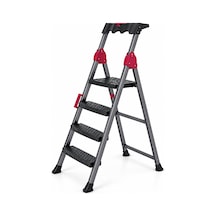 3+1 Basamaklı Metal Merdiven 150kg.taşıma 5705 1 Adet