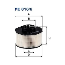 Fıltron Pe 816/6 Mazot Fıltresı 2008-208-3008 Iı-301-308 Iı-5008 Iı-508-partner-berlıngo-c3 Iıı-c4 Cactus-c4 Pıcasso-c-elysee 1.5 Bluehdı