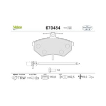 Audi A4 B6 On Fren Balatasi 1.8 2002-2005 Valeo 670484