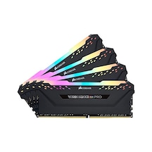 Corsair Vengeance Rgb Pro 32 Gb 4x8 Gb Ddr4 3200 Mhz C16 Xmp 2.0 Meraklısı Rgb Led Aydınlatma Bellek Kiti - Siyah, Cmw32gx4m4c3200c16