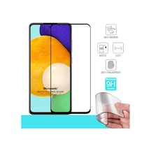 Microsonic Samsung Galaxy Uyumlu A52 Seramik Matte Flexible Ekran Koruyucu Siyah
