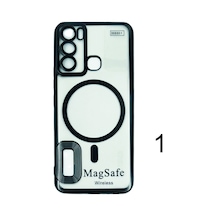 Nettech İnfinix Hot 12i Uyumlu Round Silikon Seri Arka Koruma Kılıf - Çeşitli Renk Çeşitli Renk