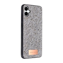 Onegif Samsung Galaxy A06 Bright Simli Kapak - Gümüş 0.2M-Çok Renkli