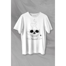 Kurukafa Kahve Çay Streetwear Baskılı Tişört Unisex T-shirt 001