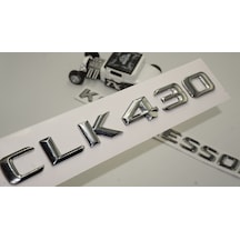 Benz Clk 430 Kompressor Bagaj Krom Metal 3m 3d Yazı Logo