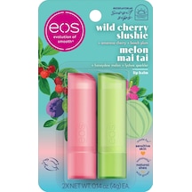 Eos Melon Mai Tai + Wild Cherry Slushie Lip Balm 2 x 4 G