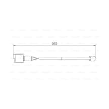 BOSCH 1987474904 Fren Balata Fişi Arka 265Mm