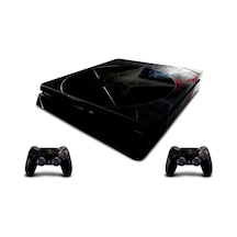 PS4 Slim Kaptan Amerika Sticker Seti