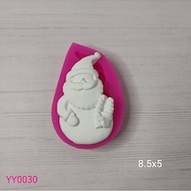 Yy0030 Sevimli Noel Baba Silikon Kalıp