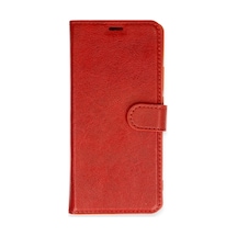 Bezos Redmi Note 13 Pro 4g Kılıf Trend S Plus Kapaklı Kılıf - Kırmızı Hb006