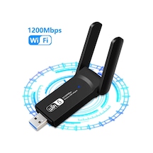 AC1200 Mbps Dual Band USB 3.0 Adaptör Kablosuz Wi-Fi Alıcı