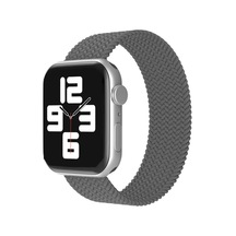 Apple Watch 38mm Uyumlu Ayarlı Solo Silikon Kordon - Gri
