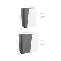 Çok Fonksiyonlu Mutfak Düzenleyici, 2-3 Bölmeli Ayarlanabilir Genişlik, Çatal Kaşık Bıçak Tutucu, 17-24 Cm Genişlik Siyah 0