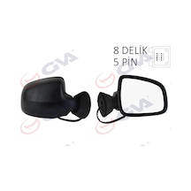 Gva Dış Dikiz Aynası Sağ Logan Sw-mcv 08 Elektrikli Isıtmalı Konveks 5 Fiş Vm-6801ehr Gva 1019150 6001549679 963019589r