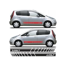 Mitsubishi Colt Yan Şerit Oto Sticker (295981832)