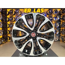 4 Adet Fiat  6.5 16 5 98 Et39 58.1 Black Mack Jant Revize Edilmiş Takım