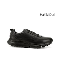 Gönderi(R) Erkek Siyah Bağcıklı Hakiki Deri Sneaker Ddma83531540 Siyah