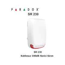 Paradox SR230 Kablosuz 100Db Harici Siren