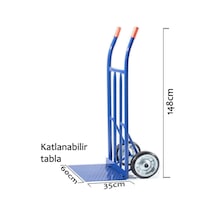 Büyük Boy Katlanabilir Yük Ve Koli Taşıma El Arabası (157438469)