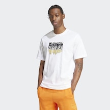 Adidas Jp2668 Q12 Ts Crowd Erkek T-shirt Beyaz