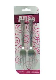 6 Parça Metal Tatlı Çatalı