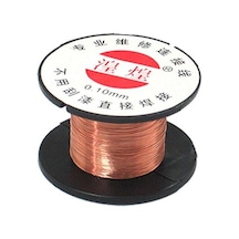 Gmr Emaye Kaplı Bakır Yol Çekme Teli 0.10mm 10 Metre