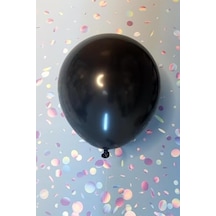 Siyah Balon 10 Adet - 12 İnc 30 Cm Parti Balonu 2 Yaş Mavi