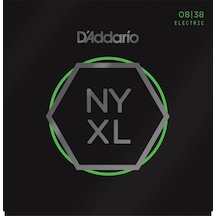 Daddario NYXL0838 08-38 Elektro Gitar Teli Ext Sup Light (Nickel-