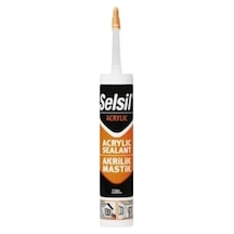 Beyaz Akrilik Mastik - Silikonize Akrilik - 500 Gr 1 Adet